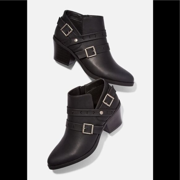 Justfab Hit The Road Heeled Booties - Picture 4 of 8